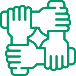 أيقونة الدعم الاجتماعي والإنساني